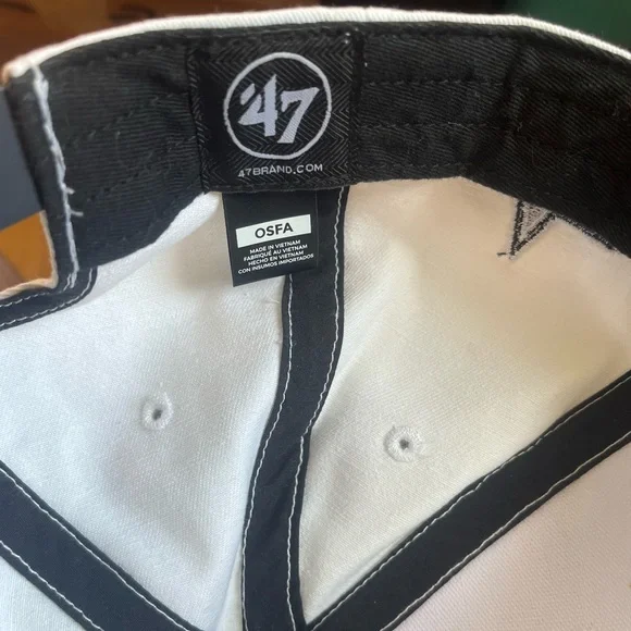 Dallas Cowboys 47 Brand Hitch Rope Hat Snapback Cap NFL White & Navy Blue - Picture 8 of 8